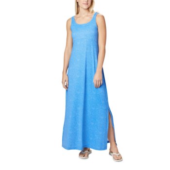 Columbia Jurken Dames, PFG Freezer Maxi Blauw, 68OQJWDPH